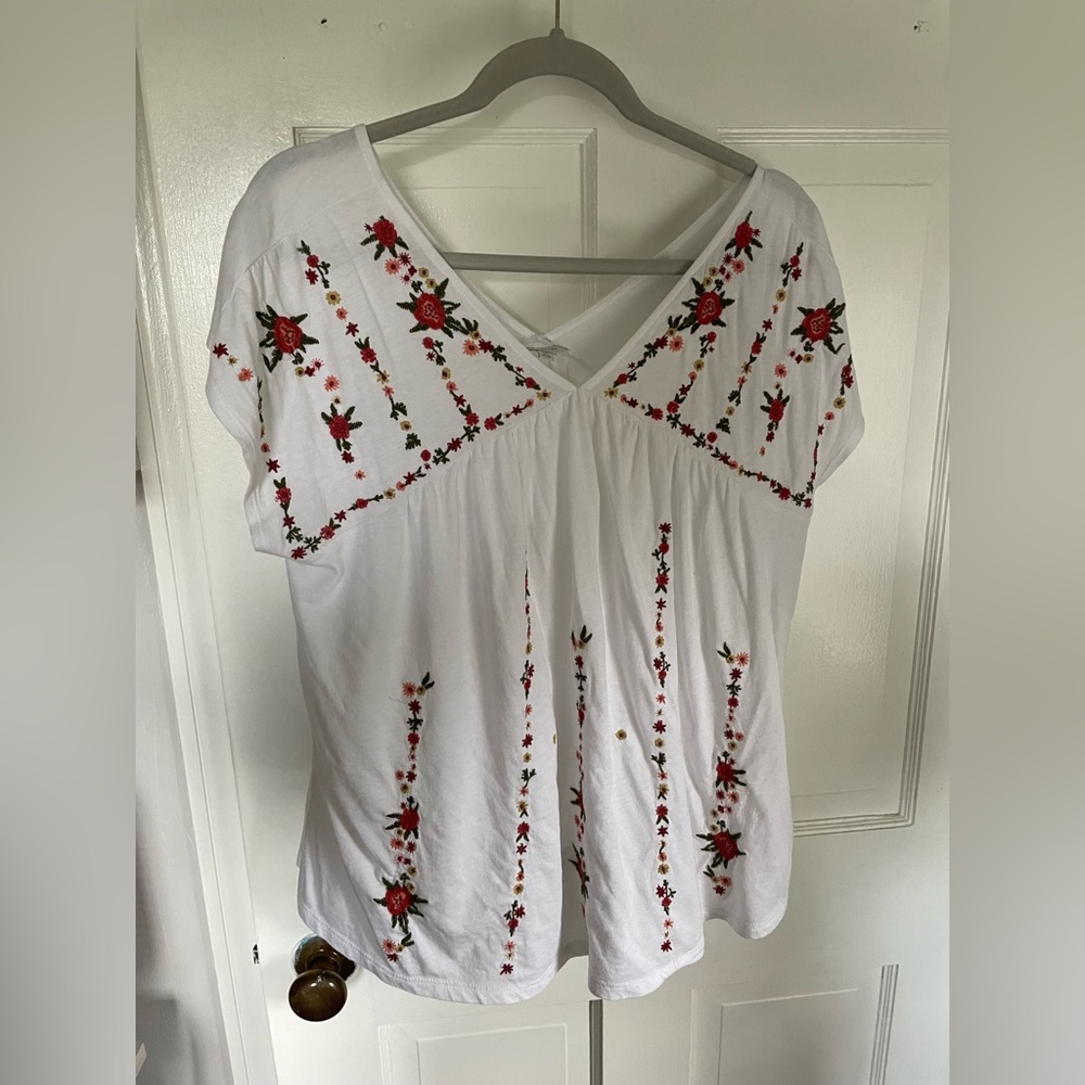 Lucky Brand Floral Blouse
